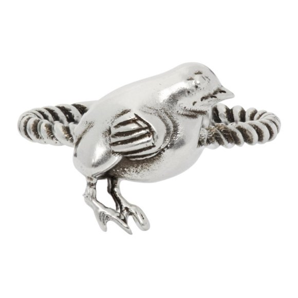 Gucci Chick Motif Ring in Silver NEW IN BOX - Picture 1 of 8